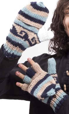 Vlněné převlékací rukavice III.