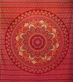 Mandala veľká RAGA bordo II.