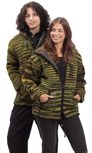 Pletená bunda MARLED zelená