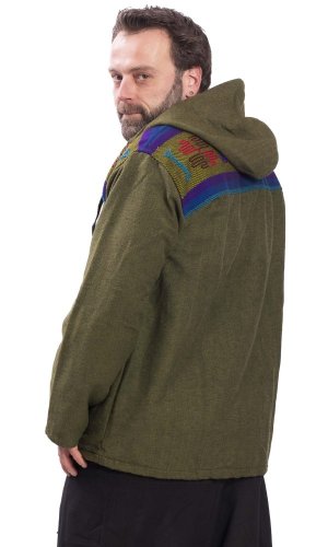 Teplá pánská bunda VIKRAM zelená II.