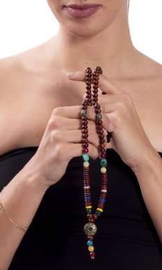 Meditační náhrdelník MALA multicolor IV.
