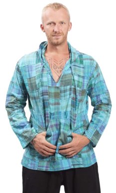 Košile KAPURI modrá II.