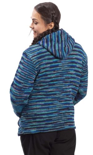 Kurtka dzianinowa MARLED niebieski