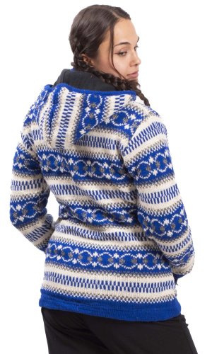 Pletená bunda HIMALAYAN modrá