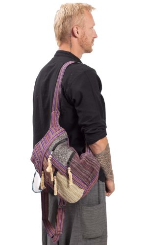 Batoh ETNO multipocket fialová VIII.