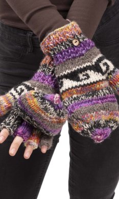 Vlnené prezliekacie rukavice XVI.