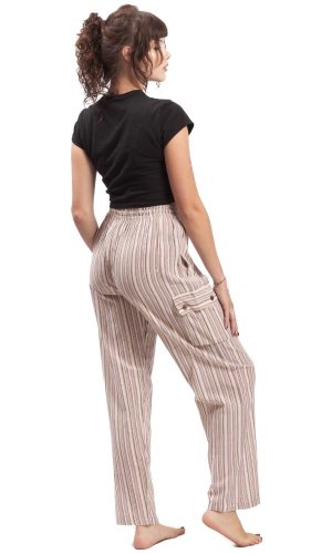 Kalhoty CLASSIC STRIPES bílá I.