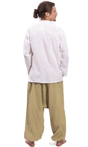 Harémové kalhoty / Sultánky MILDRIM zelené II.