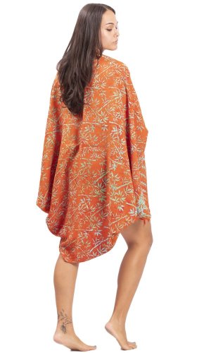 Sarong BALI BATIK pomarańczowy XIII.