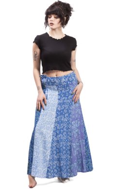 Spódnice typu sarong niebieska
