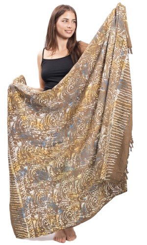Sarong BALI BATIK hnědý I.