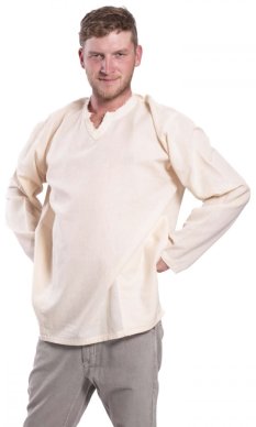 Koszula indyjska / ETNO KURTA natur BOHO