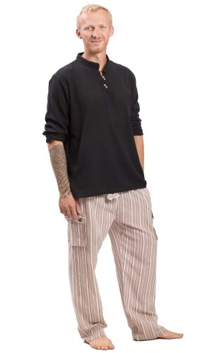 Kalhoty CLASSIC STRIPES bílá I.