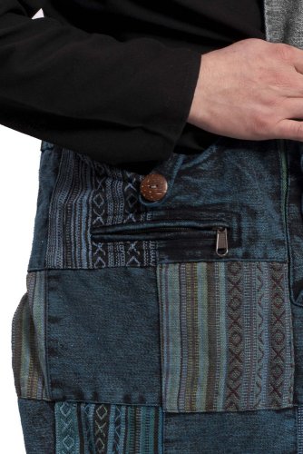 Taška PATCHWORK modrá