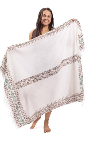 Sarong TARANG bílý