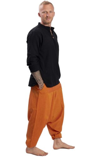 Harémové kalhoty / Sultánky CLASSIC oranžové