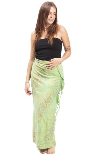 Sarong BALI BATIK zelený X.