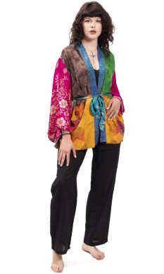 Krótkie KIMONO multicolor XXV.