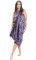 Sarong BALI BATIK fioletowy III.