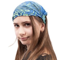 Čelenka BALI BATIK modrá IV.