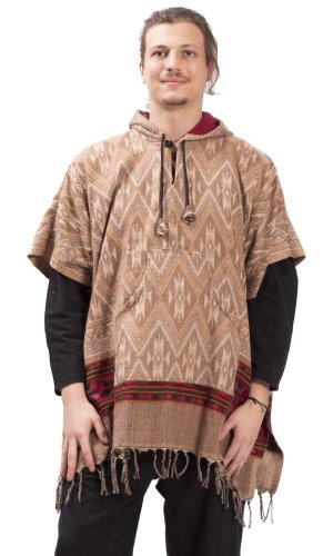 Pončo RIVAN béžové