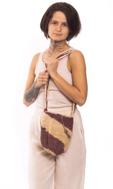 Taška MOCHILA od kmene Kogi – CESTY ŠNEKŮ