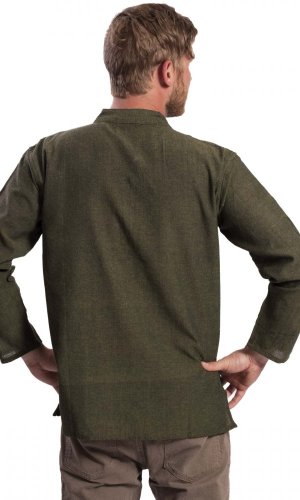 Koszula indyjska / ETNO KURTA army zielona