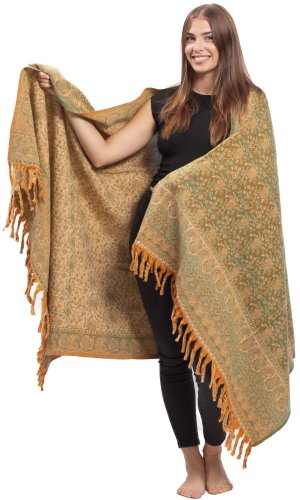 Šála GARAM světle zelená II.