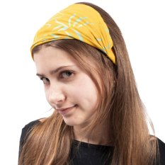 Čelenka BALI BATIK žlutá V.