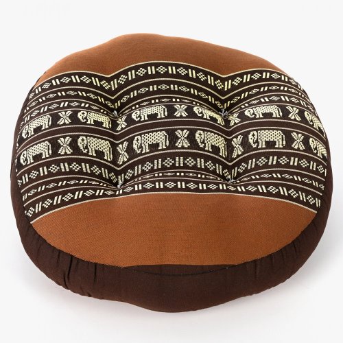 Meditační podsedák kulatý ELEPHANT FUTON hnědý II.