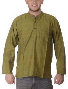 Košile Nepál / ETNO KURTA zelená