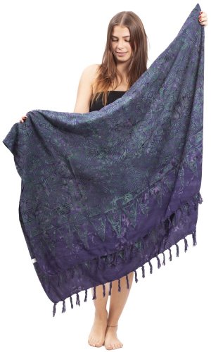 Sarong BALI BATIK fioletowy XIII.