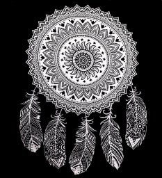 Mandala duża Boho DREAM CATCHER II.