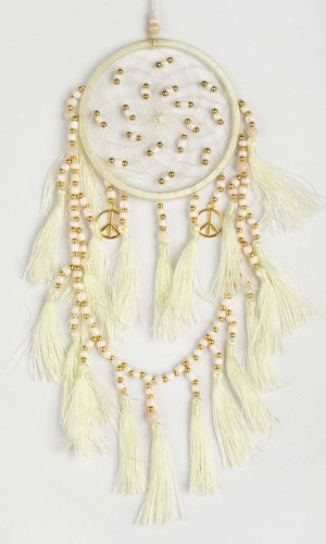 Łapacz snów BEADS natur / długość 20 cm