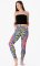 Legginsy Thai Batik fioletowo-różowe