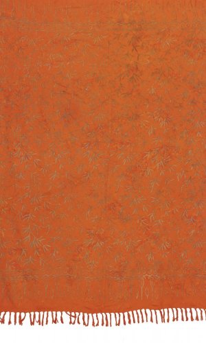 Sarong BALI BATIK TWIG oranžový