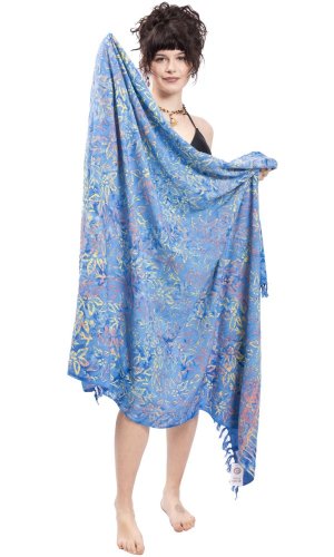 Sarong BALI BATIK niebieski VII.