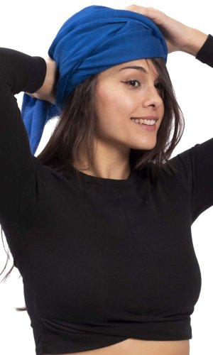 Pashmina NAVIN / modrá