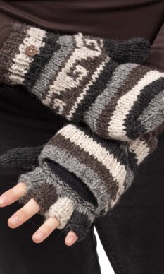 Vlnené prezliekacie rukavice XXXI.