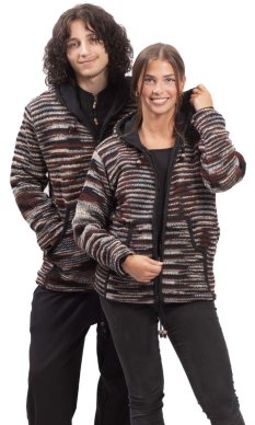 Kurtka dzianinowa MARLED brązowy