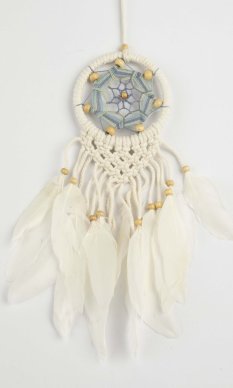 Lapač snov NET modro-zelená / dĺžka 29,5cm