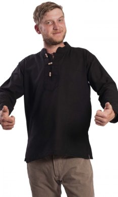 Koszula indyjska / ETNO KURTA czarna