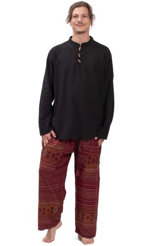 Teplé kalhoty BIHAR FREE červené II.