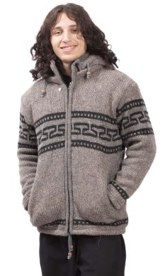 Pletená bunda HIMALAYAN sivá VII.