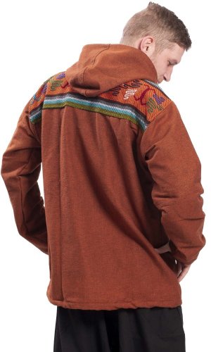 Ciepła kurtka męska VIKRAM rdzawa czerwień