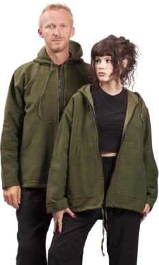 Kurtka z kapturem NEPA zielony