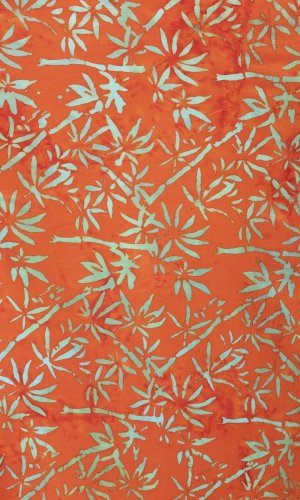 Sarong BALI BATIK pomarańczowy XII.