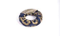 Vankúšik pod tibetskú misu ø 8 cm tmavomodrý (vhodný na misu s priemerom 8–10 cm)
