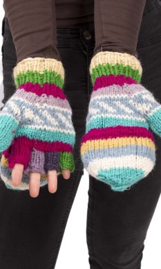 Vlněné převlékací rukavice VIII.