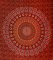 Mandala duża Kalyan czerwona